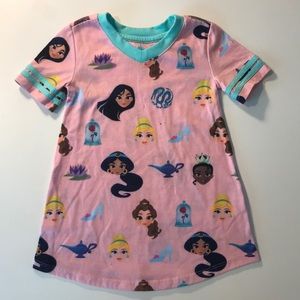2t princess short sleeved nightgown, sleepwear